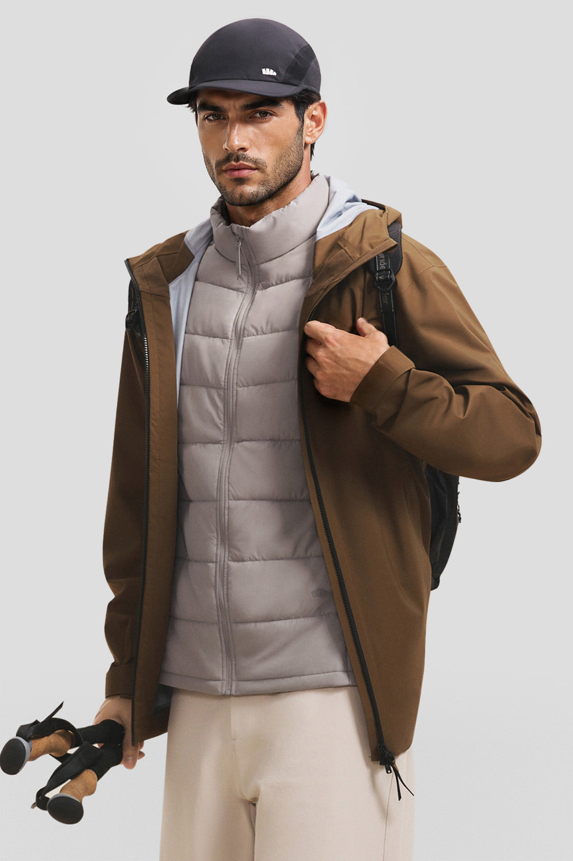 Men's Lightweight Insulated Vest (Mid Warmth) PF006