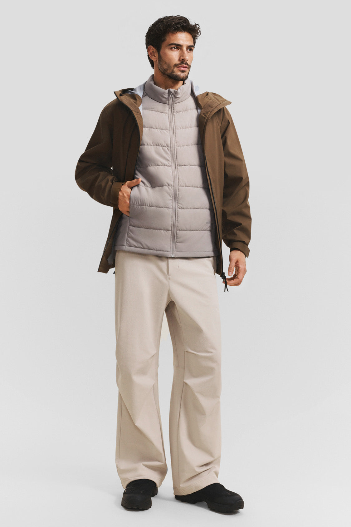 Men's Lightweight Insulated Vest (Mid Warmth) PF006