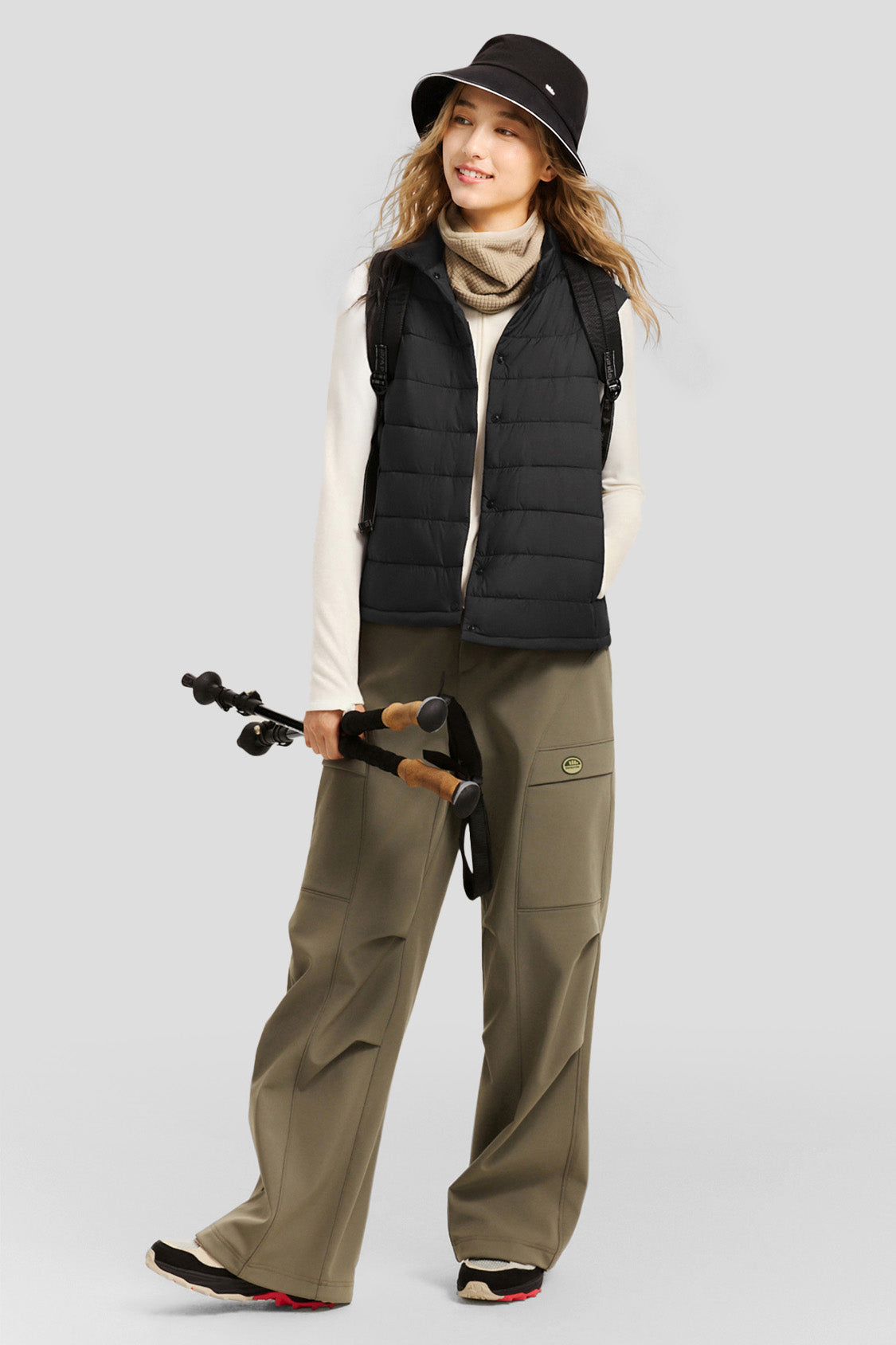 Women's Lightweight Insulated Vest (Mid Warmth) PF007