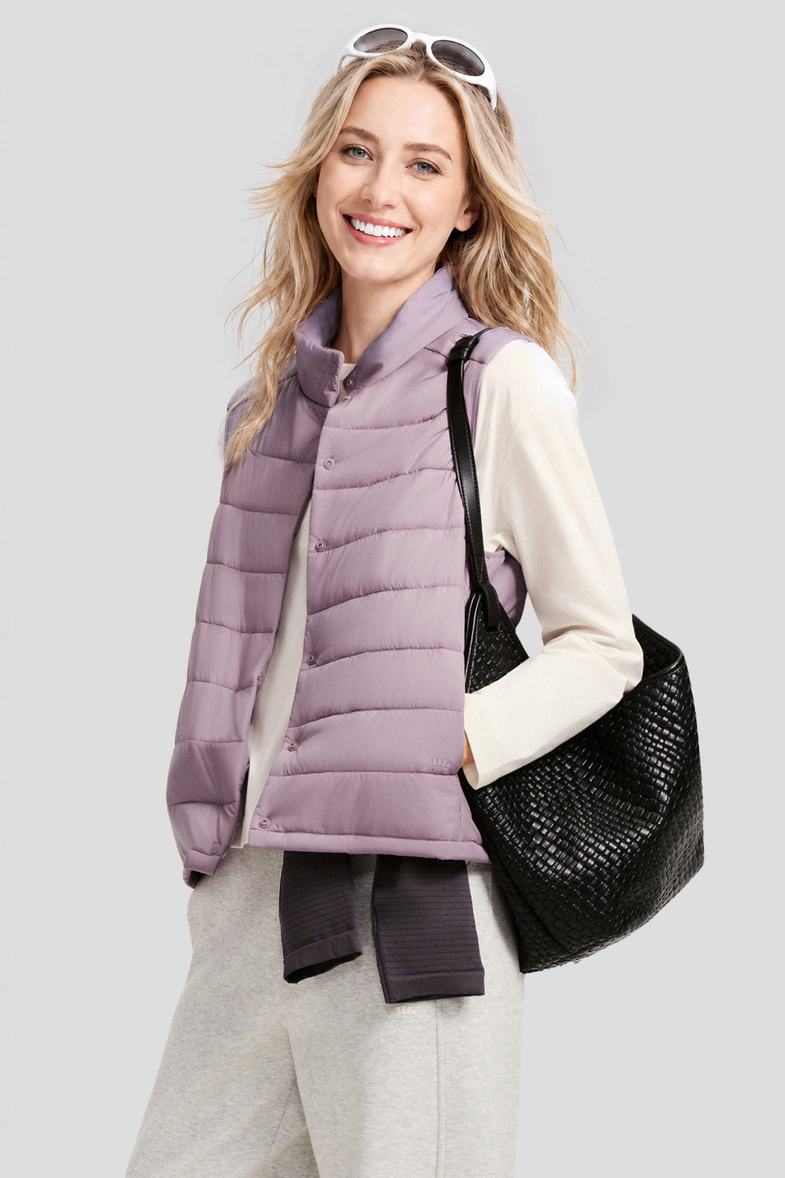Women's Lightweight Insulated Vest (Mid Warmth) PF007