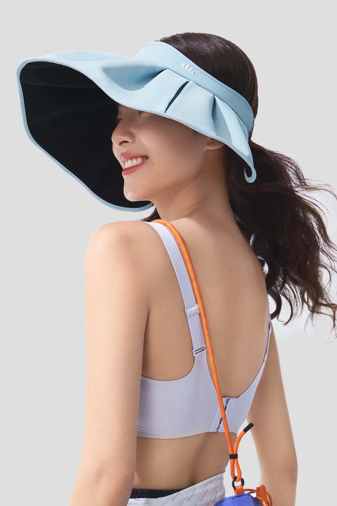 Visiera da sole a conchiglia da donna UPF 100+ BM532