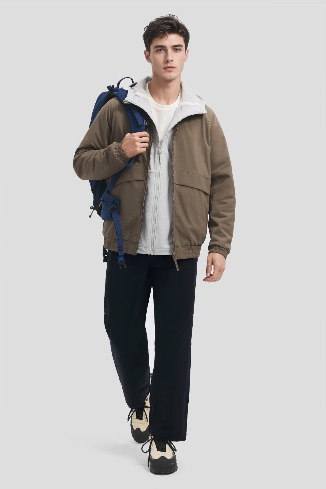 Men's Reversible Micro Fleece Softshell Jacket (High Warmth) ST031