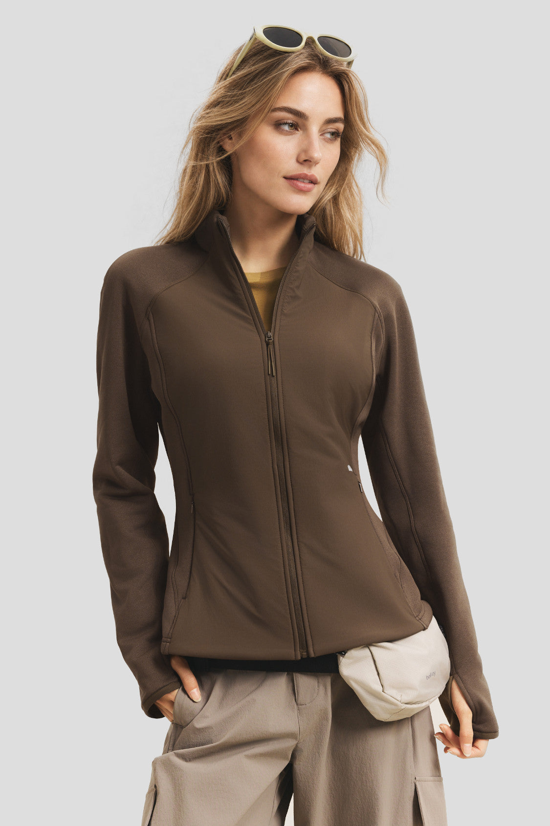 Women’s Medium-Warmth Windproof Fleece Jacket PM014