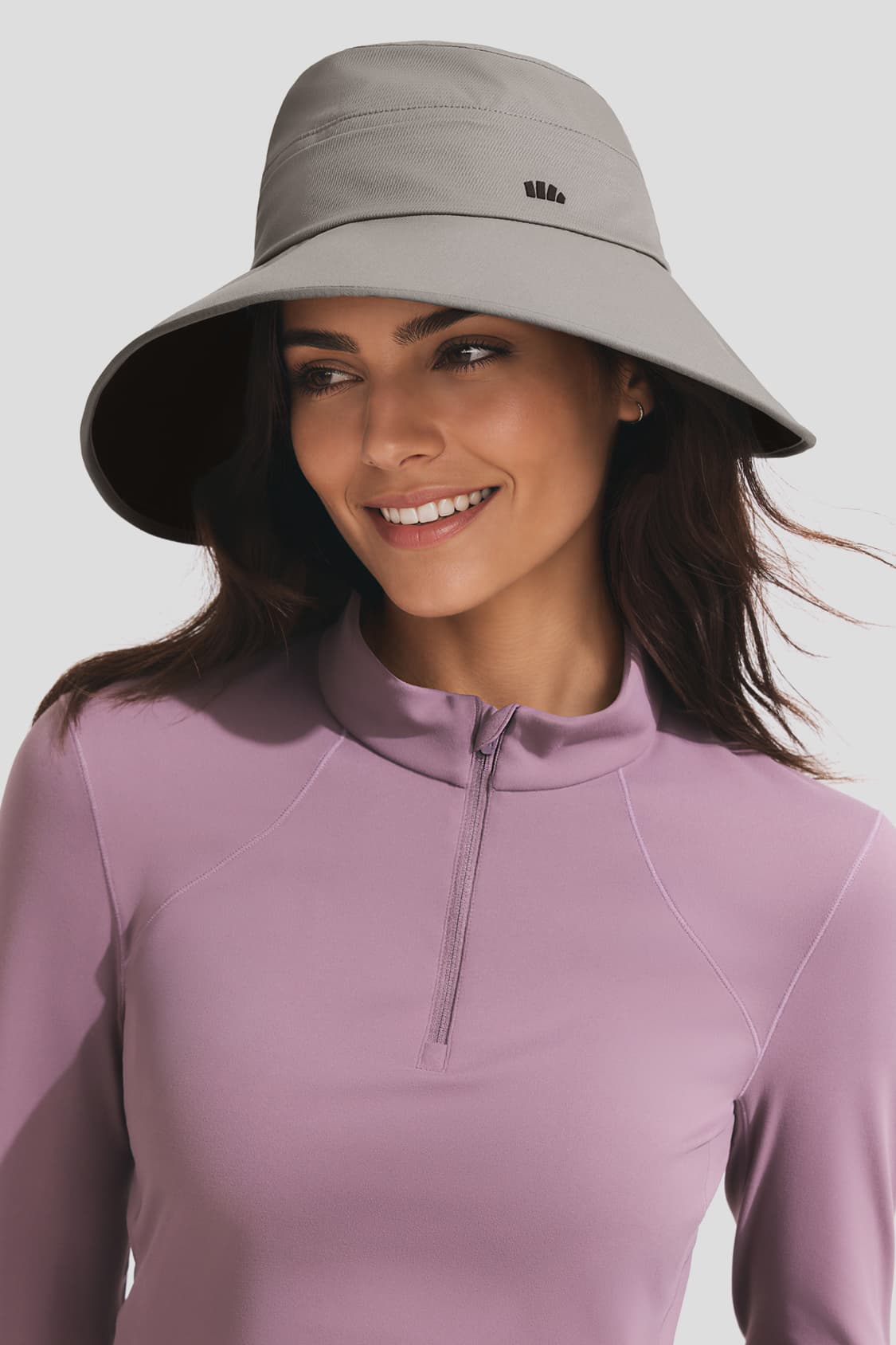 Wide-Brim Sun Protection Bucket Hat UPF50+ WR013