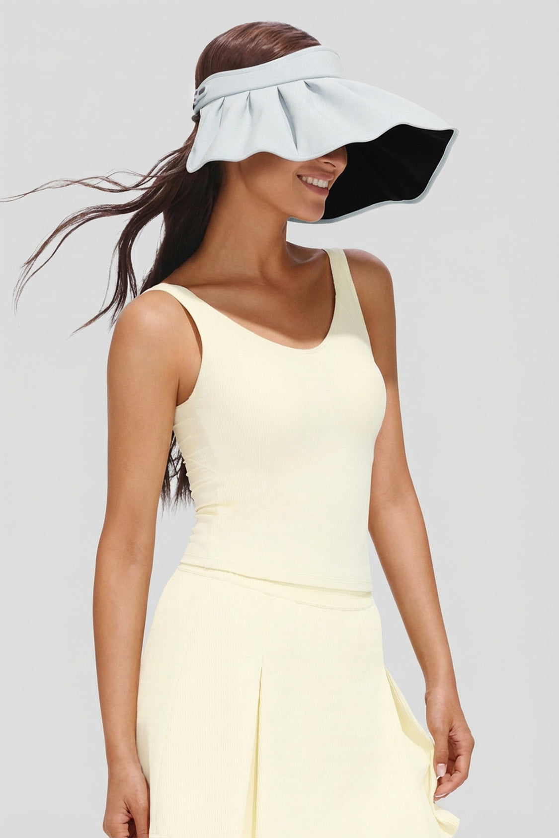 Visiera da sole a conchiglia da donna UPF 100+ BM532