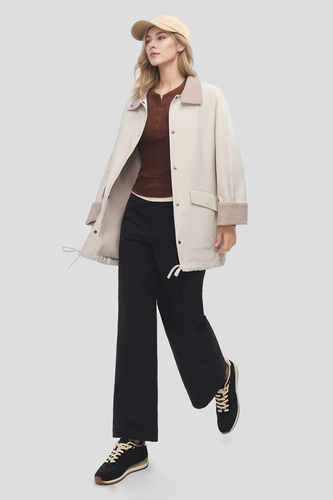 Women's Windproof Micro Fleece Jacket (Mid Warmth) PM034