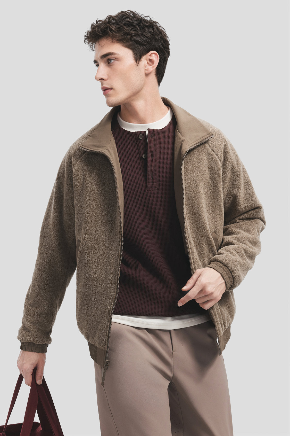 Men's Reversible Micro Fleece Softshell Jacket (High Warmth) ST031