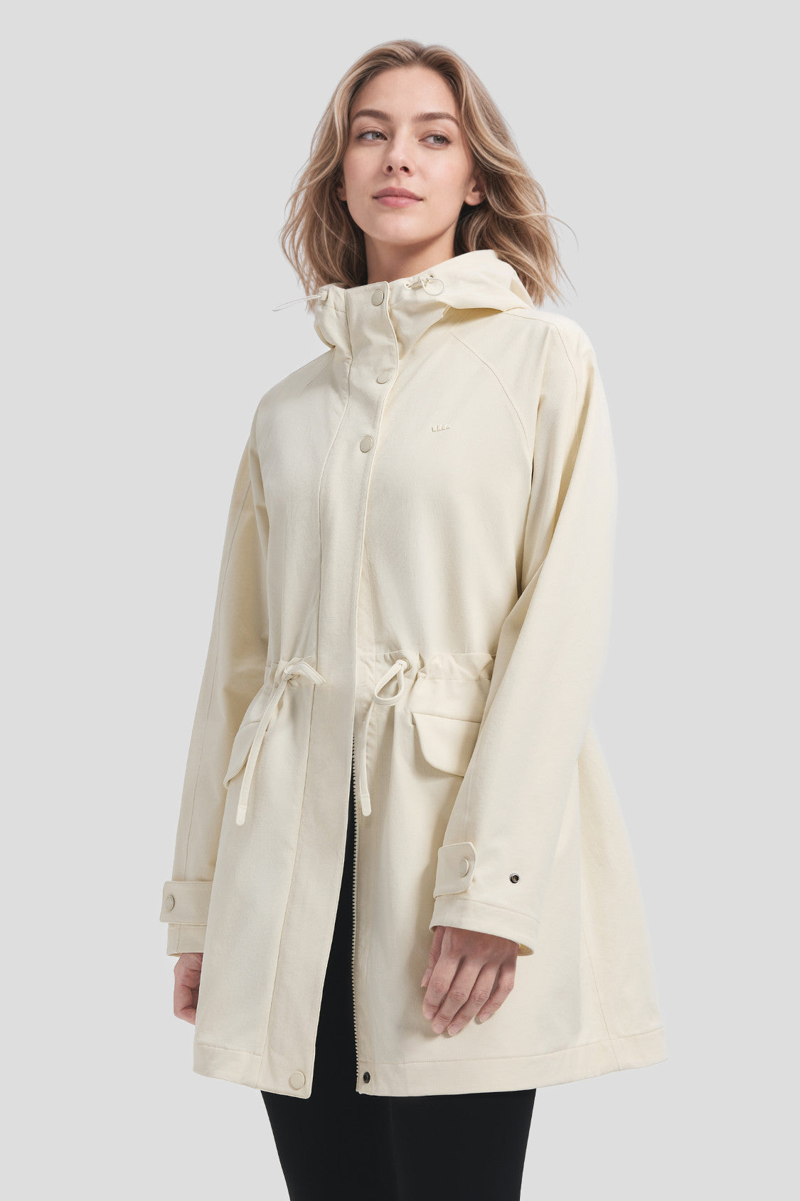 Women's High-Stretch Softshell Trench Coat (Light Warmth) ST027
