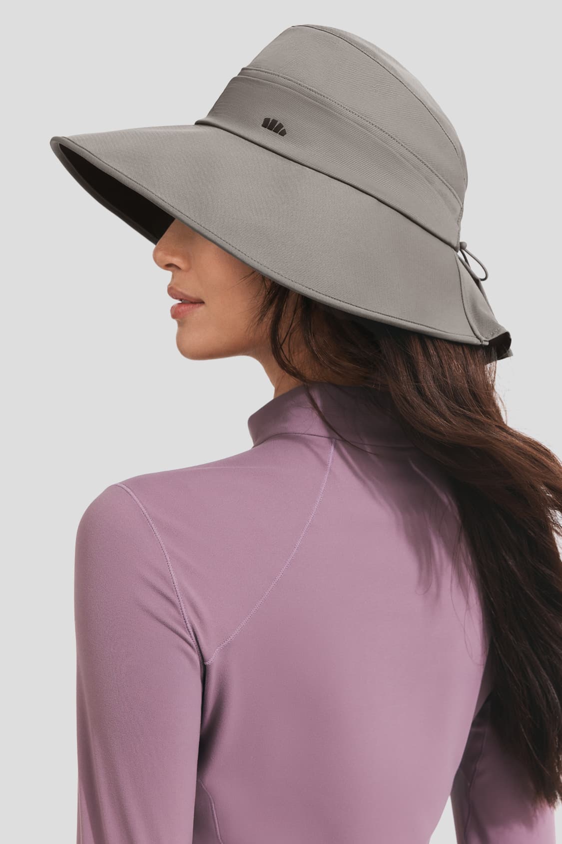 Wide-Brim Sun Protection Bucket Hat UPF50+ WR013