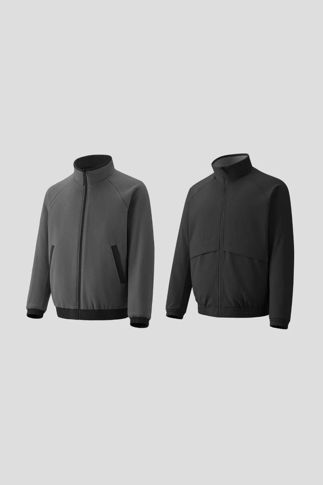 Men's Reversible Micro Fleece Softshell Jacket (High Warmth) ST031