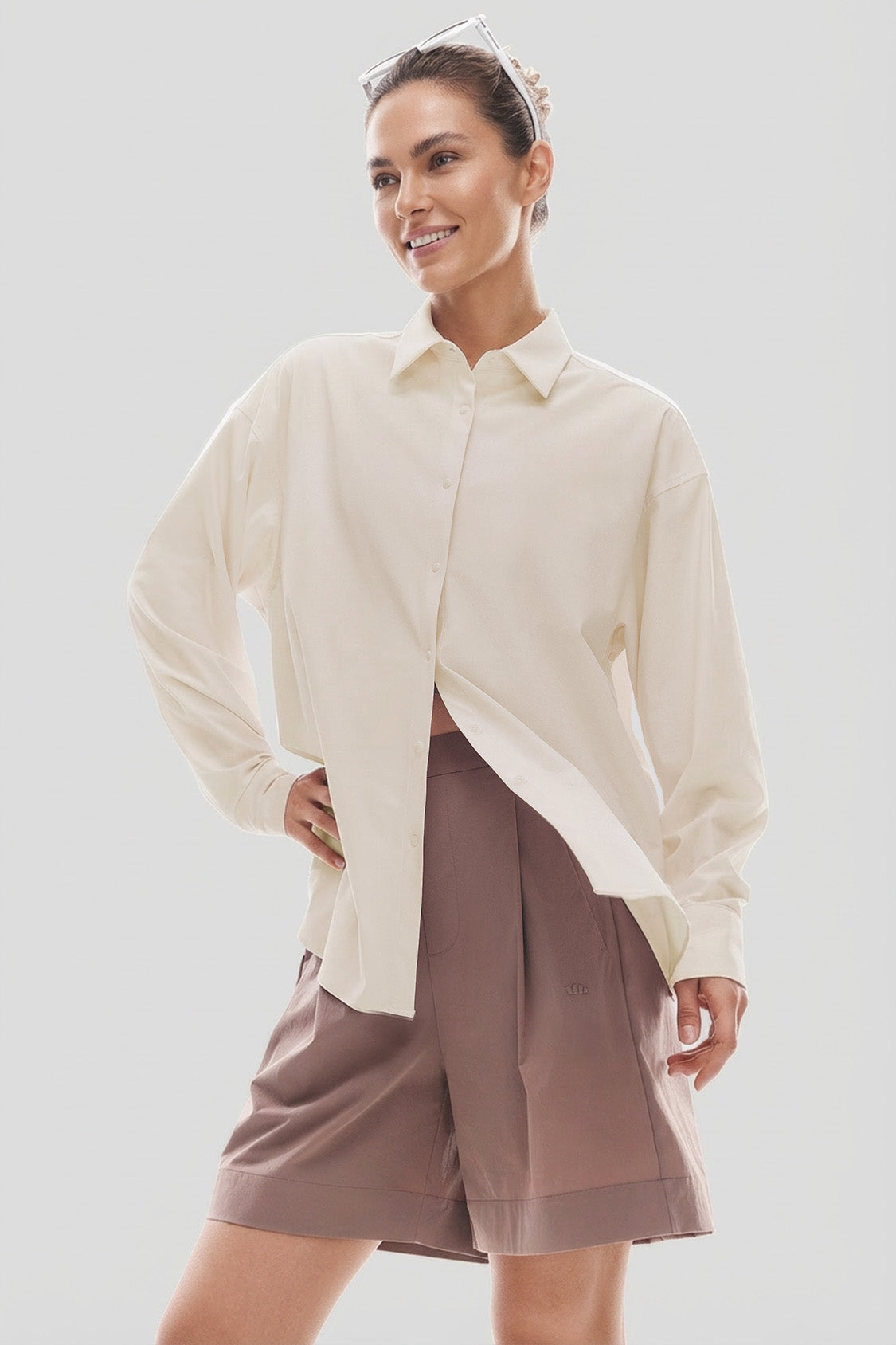 Camisa de protección solar refrescante para mujer UPF 50+ AL016