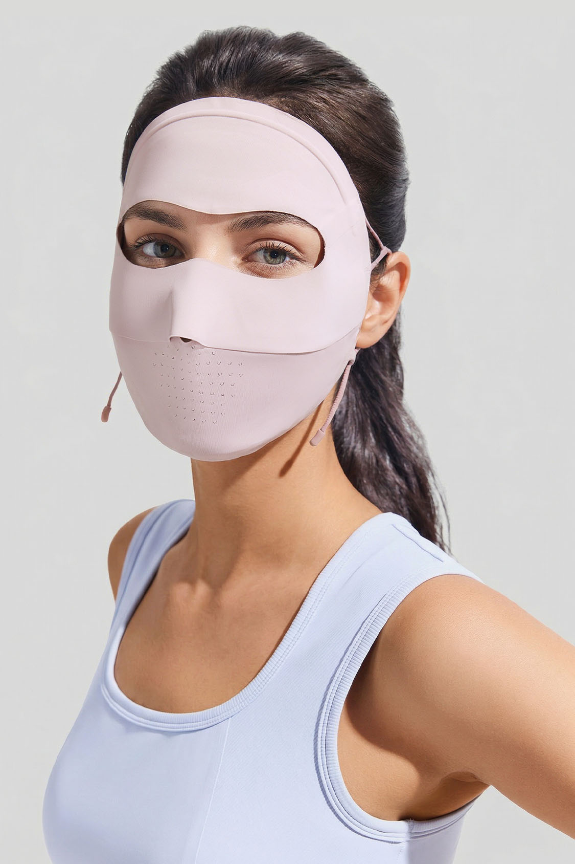 Dames Lichtgewicht Zonnebeschermingsgezichtsmasker UPF 50+ AL204