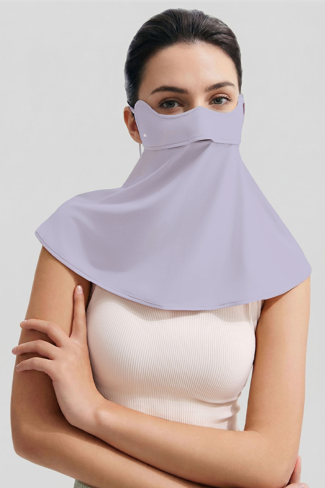 Mascarilla refrescante para mujer con protección solar UPF 50+ AL340