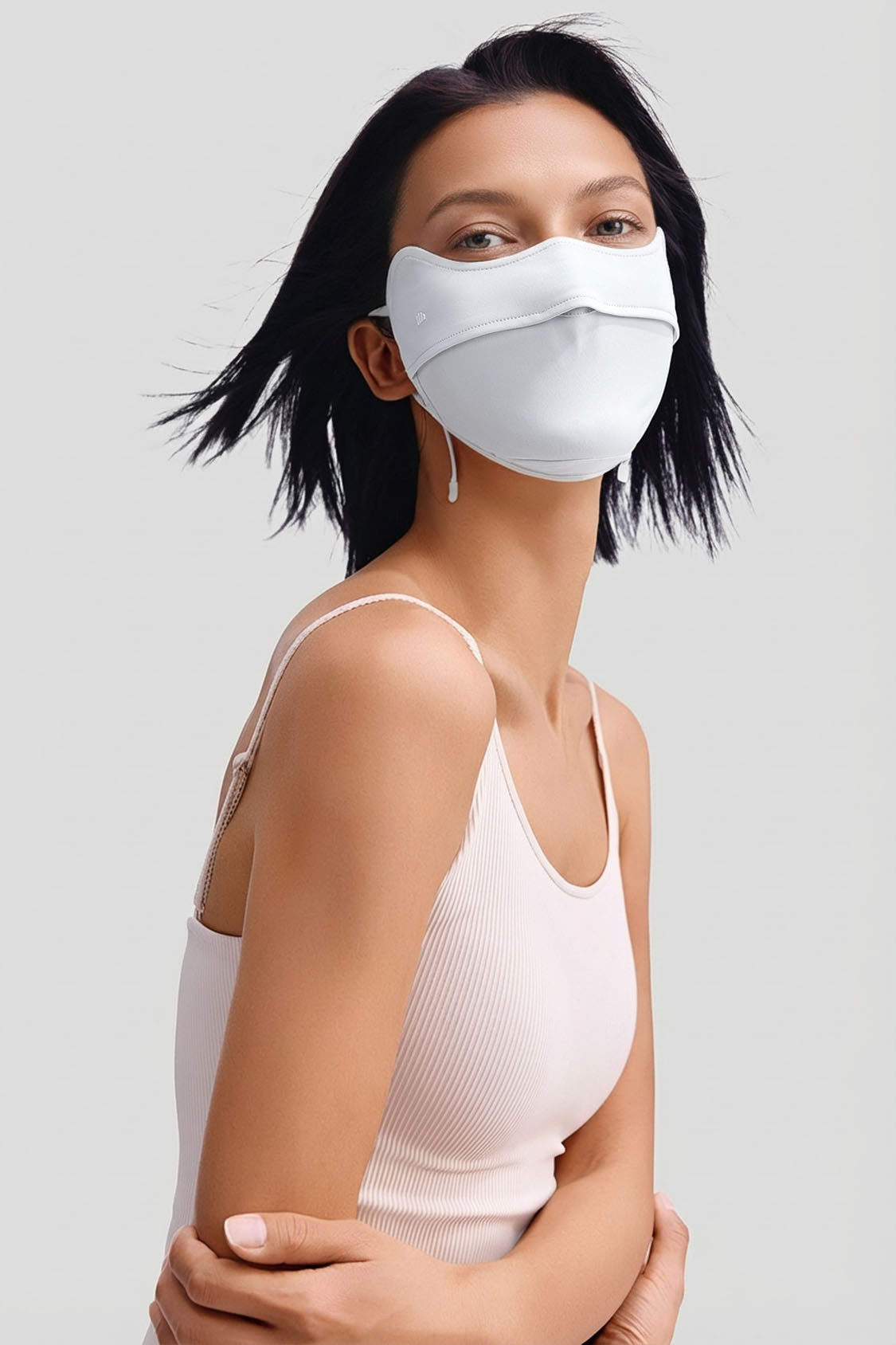Mascarilla facial refrescante con protección solar para mujer UPF 50+ AL833