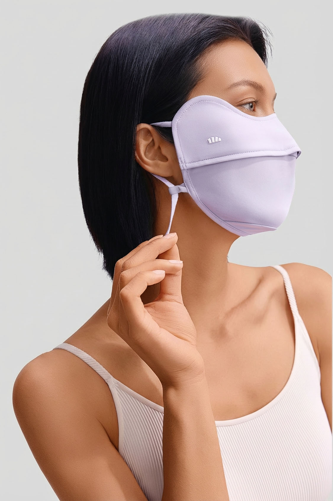Mascarilla facial refrescante con protección solar para mujer UPF 50+ AL833
