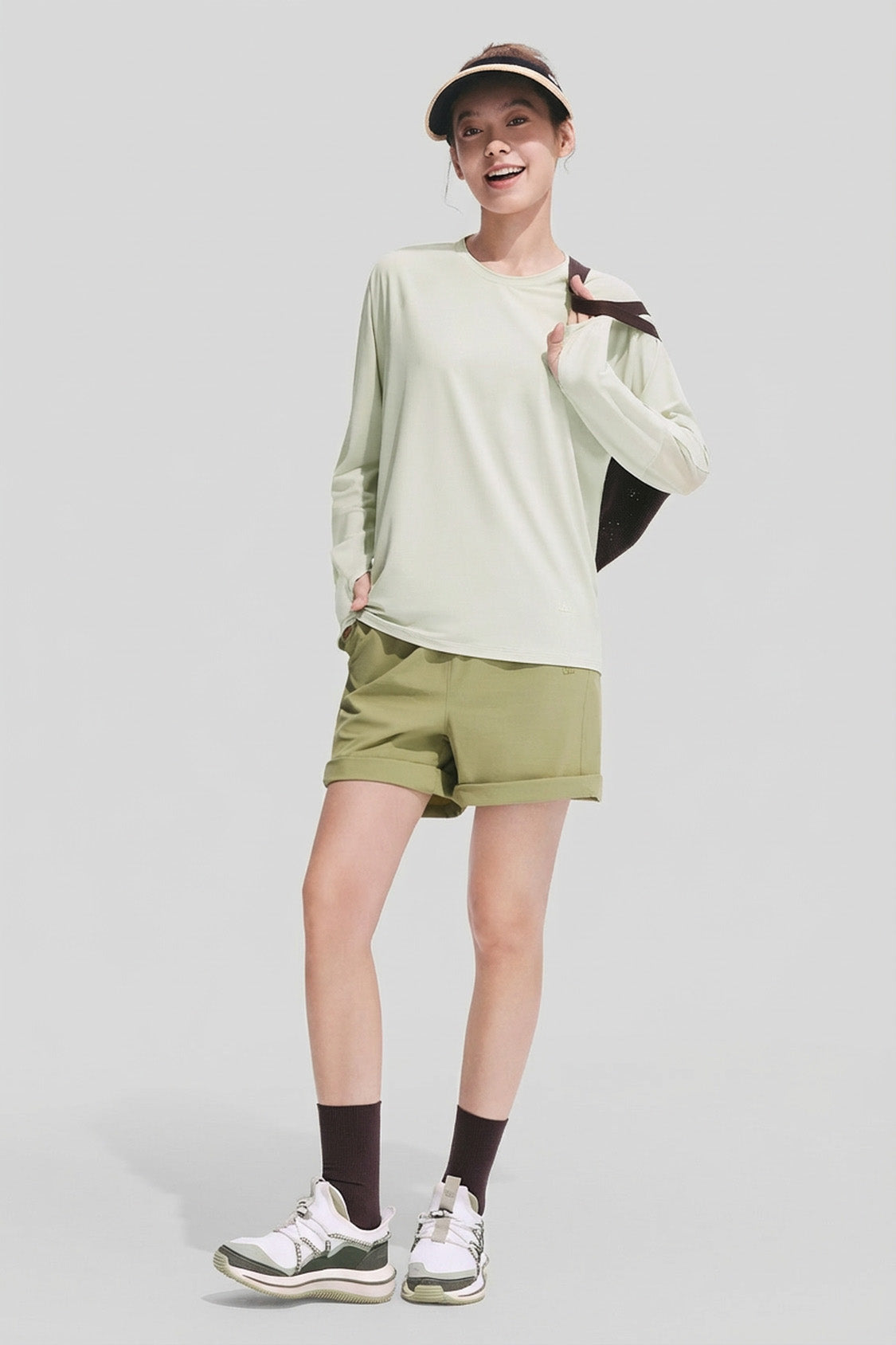 Women's Breathable Sun Protection Long-Sleeve Tee UPF 50+ AS001