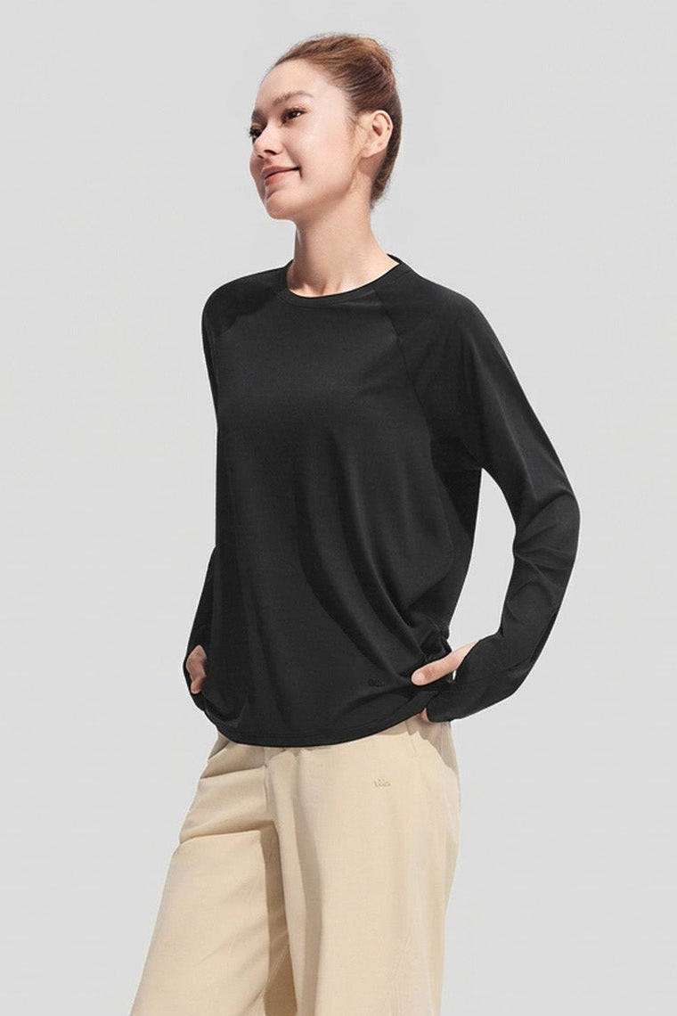 Women's Breathable Sun Protection Long-Sleeve Tee UPF 50+ AS001