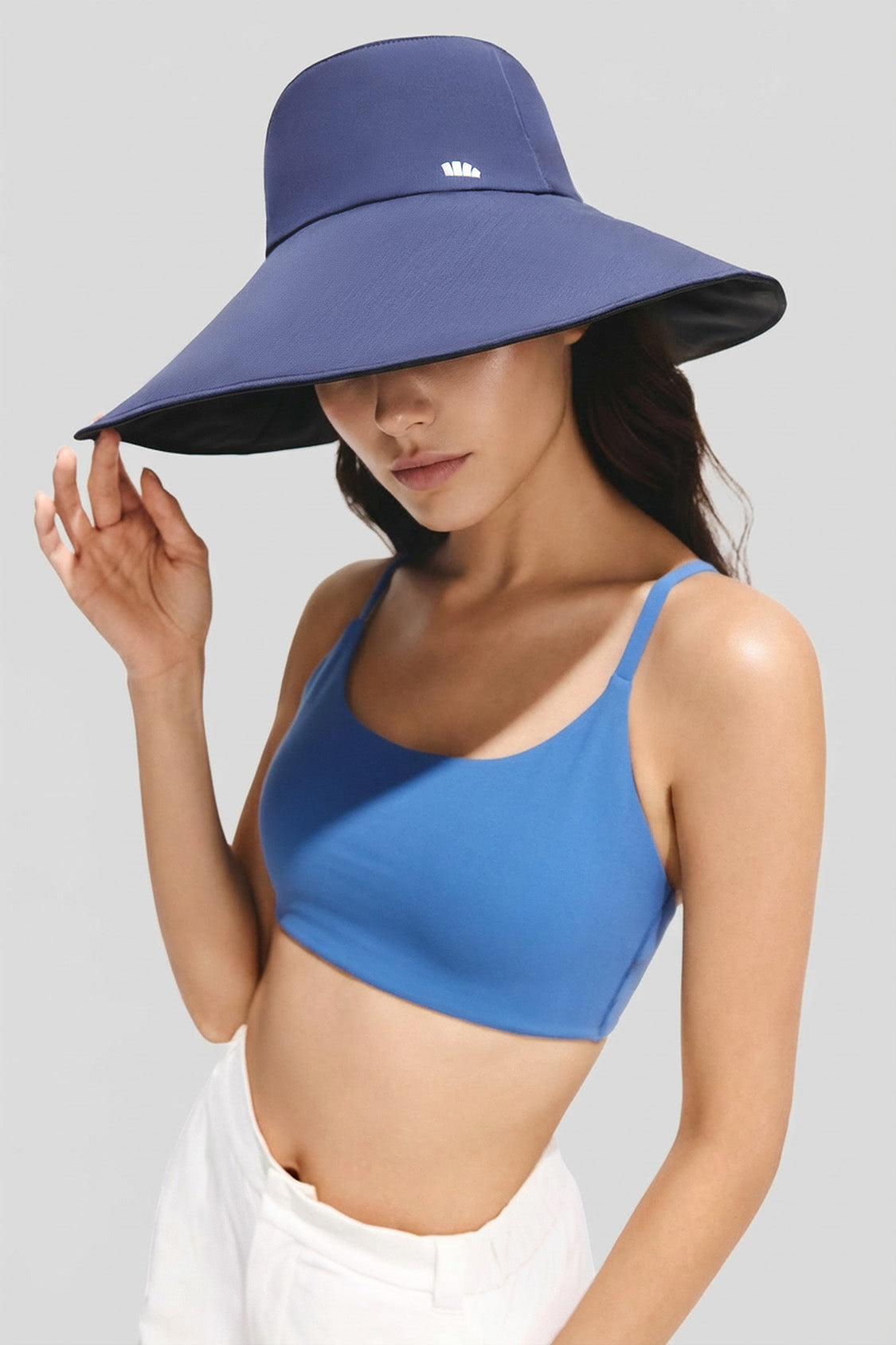 Women's Wide-Brim Sun Fisherman Hat UPF 100+ BM016/AL500
