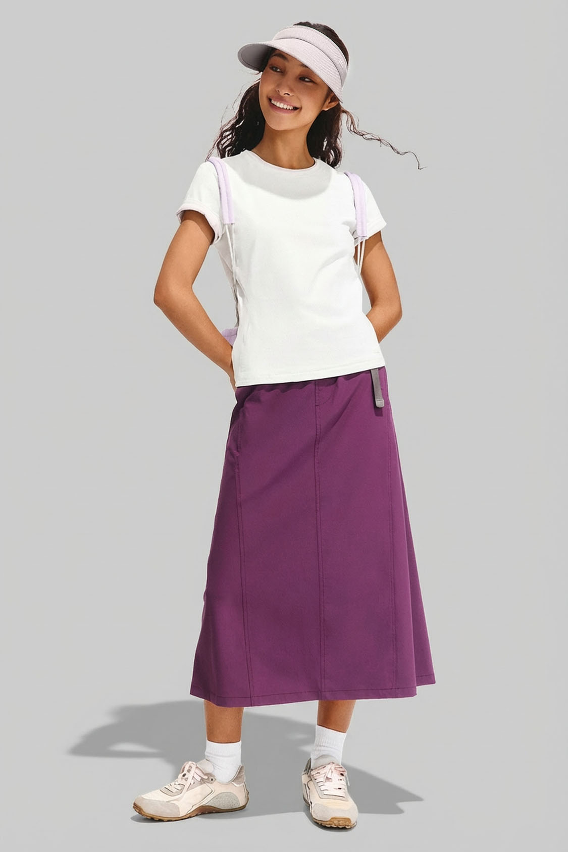 Dames Lichtgewicht Zonbeschermende Vizier UPF 50+ BM569(AFF-Sale)