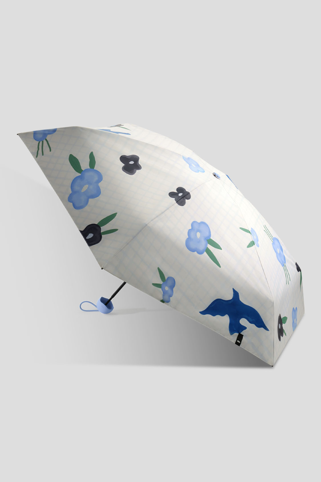 5-Fach faltbarer tragbarer Sonnenschutz-Regenschirm UPF 50+ BM526