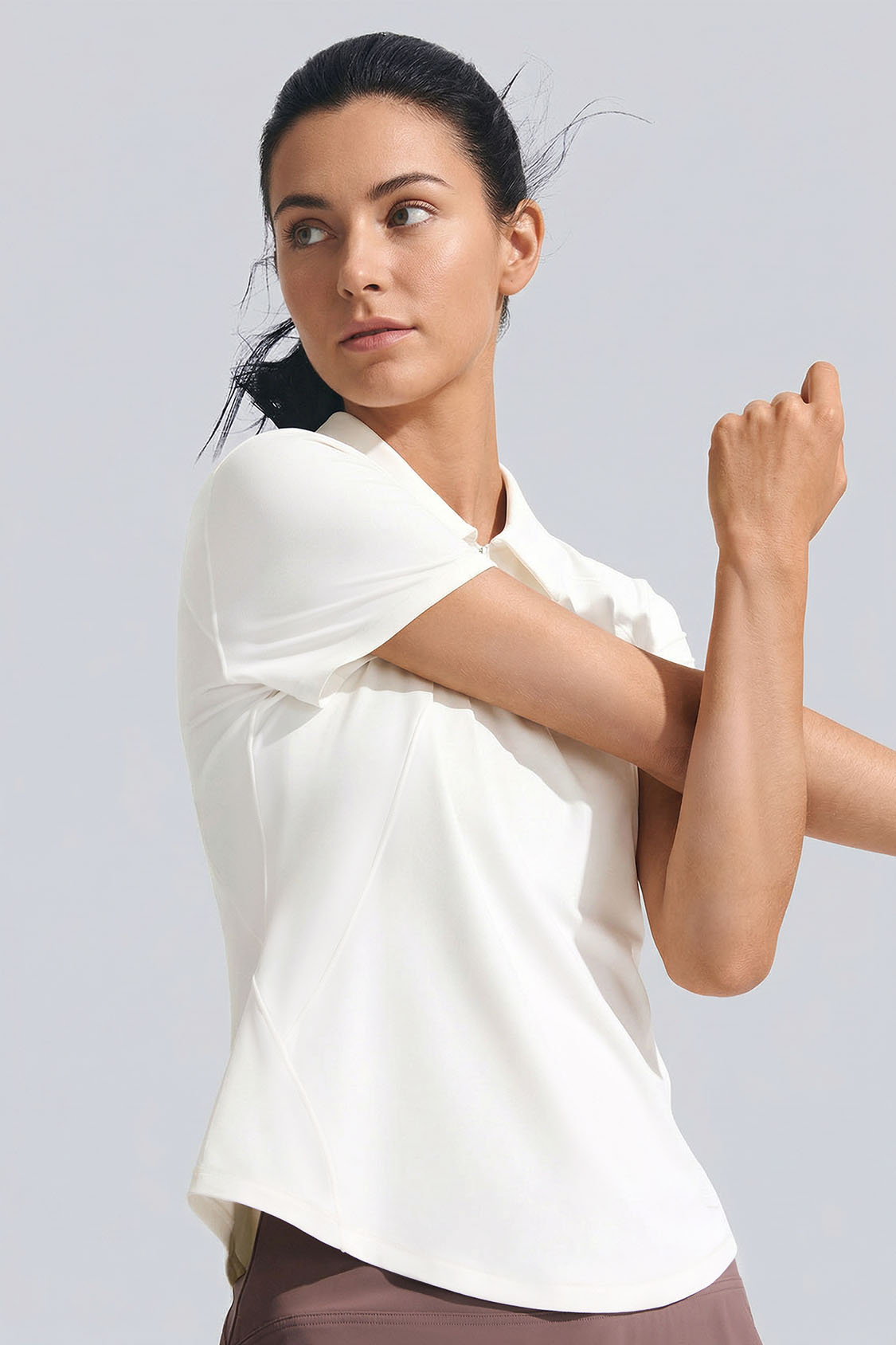 Women's Half-Zip Performance Polo CC003