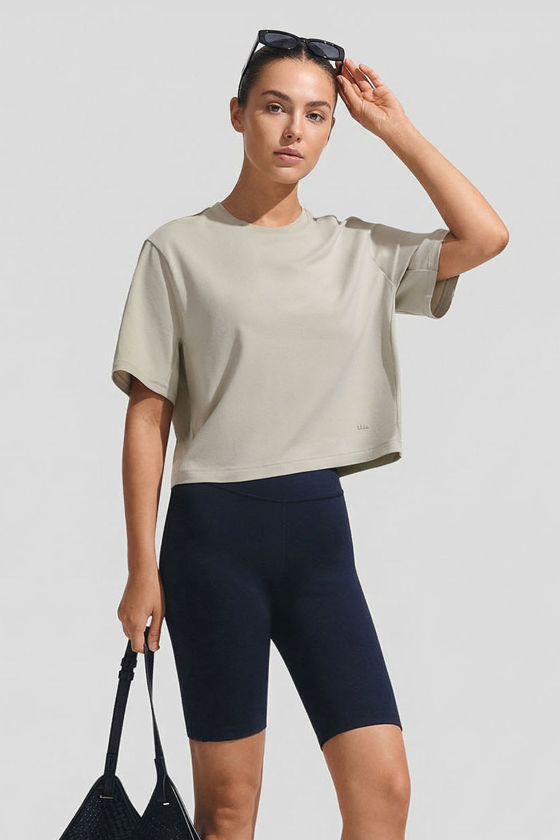 Camiseta de algodón transpirable para mujer CT007