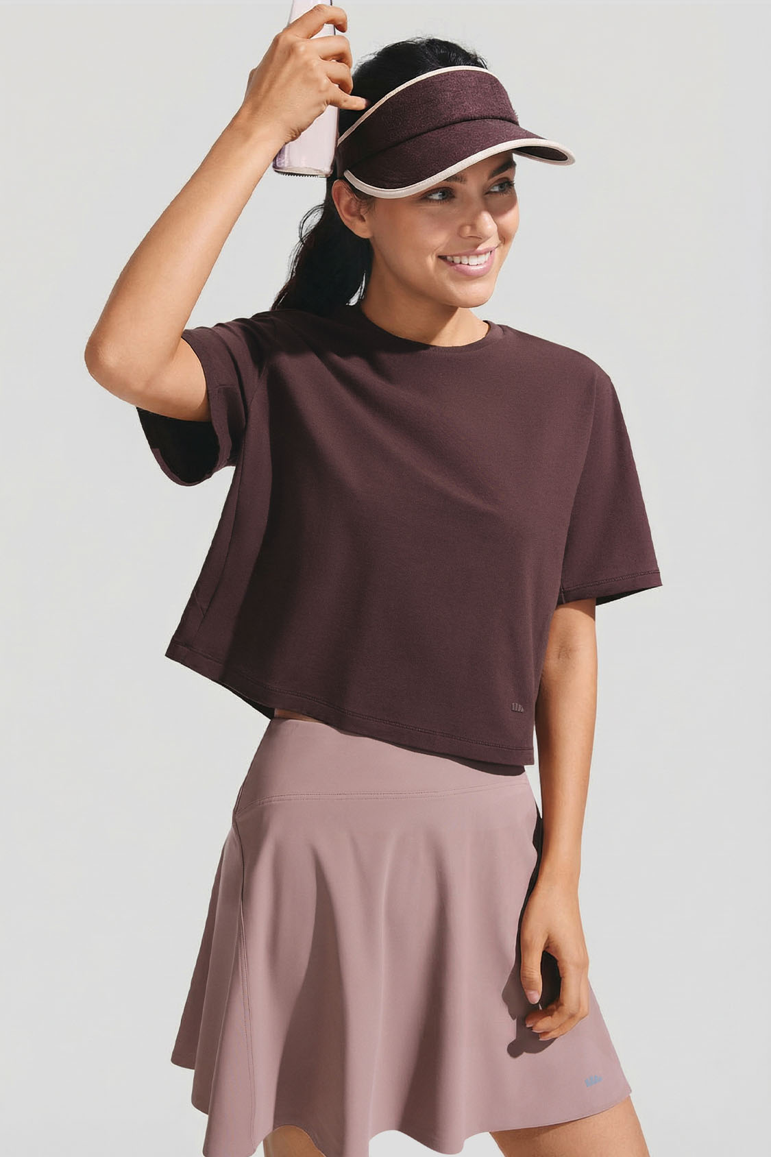 Camiseta de algodón transpirable para mujer CT007