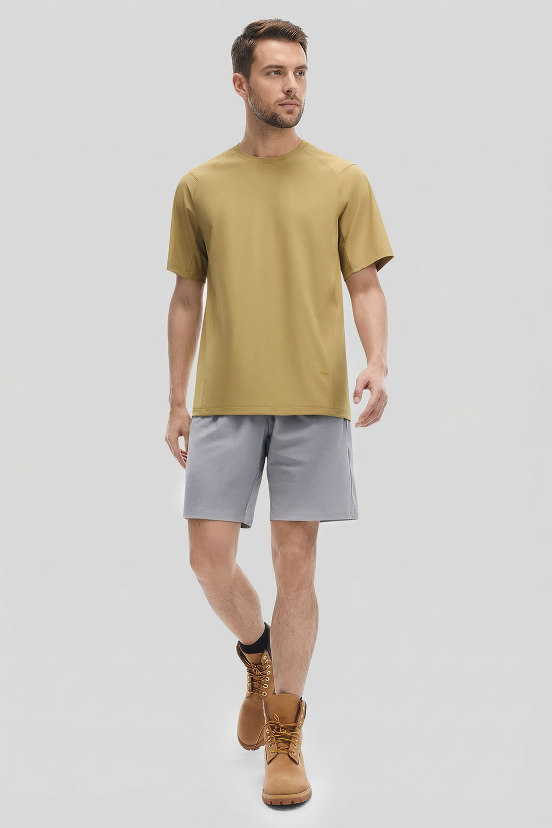 Men's Dual-Layer Cooling Performance T-Shirt UPF 50+ DR015
