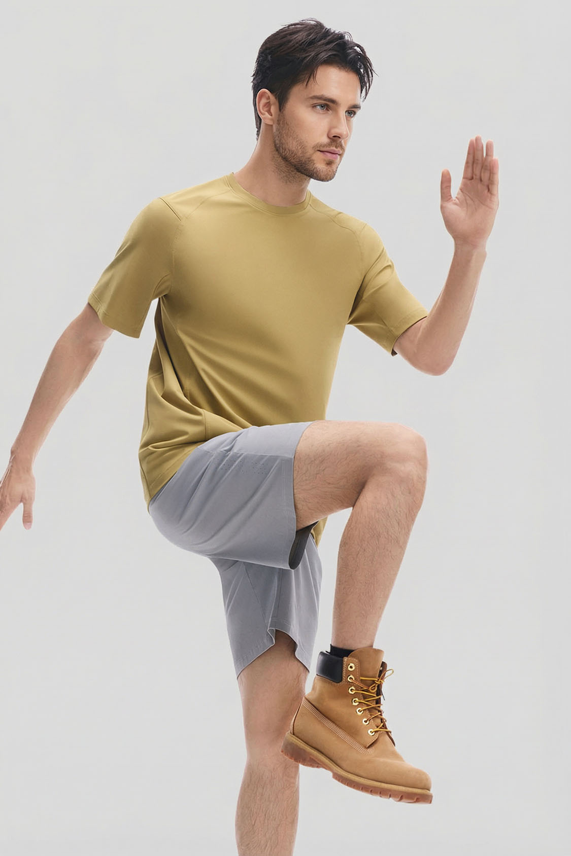 Men's Dual-Layer Cooling Performance T-Shirt UPF 50+ DR015