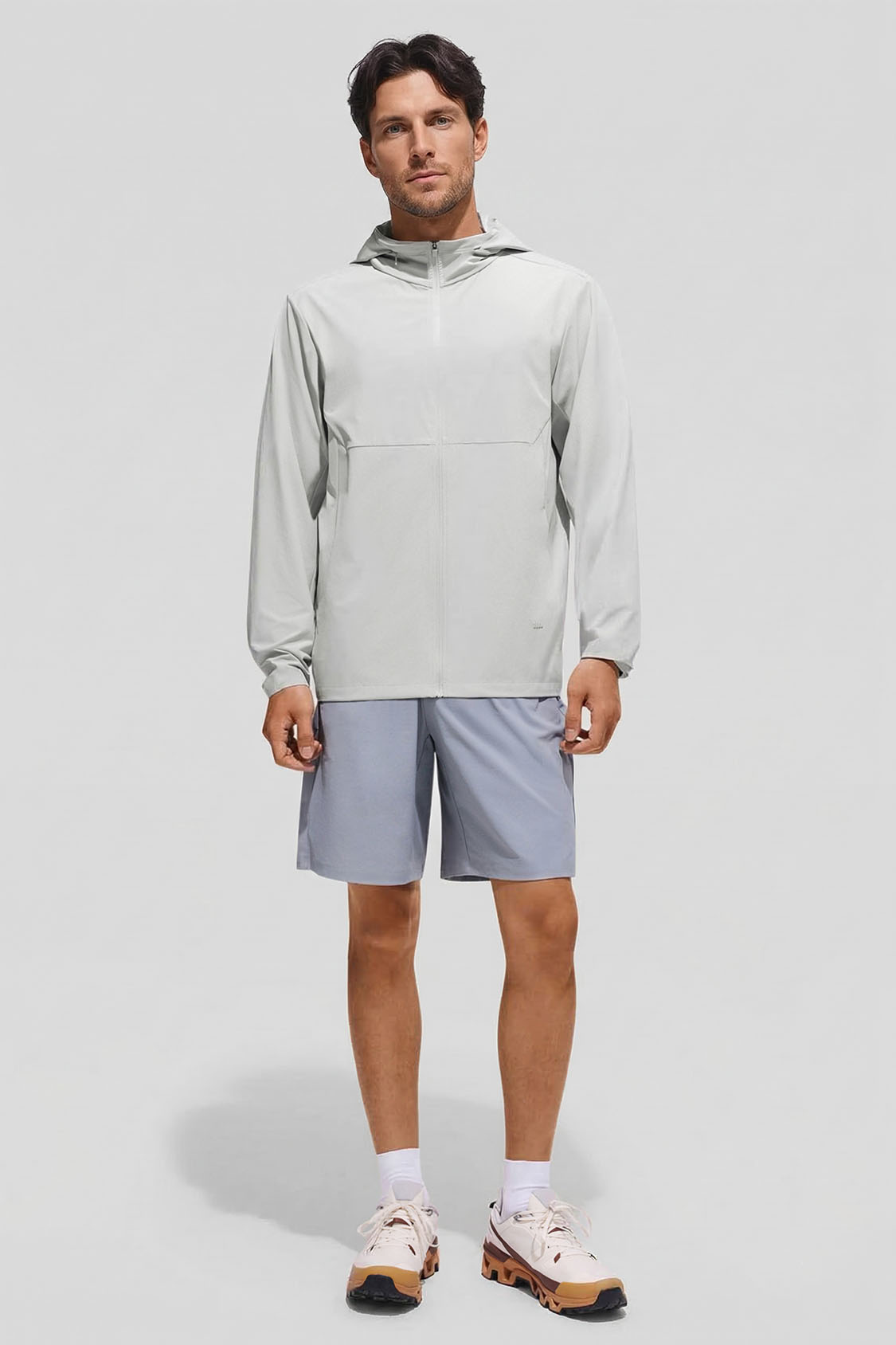 Men's Packable-Hood Quick-Dry Sun Protection Jacket UPF 100+ DS007/DS941