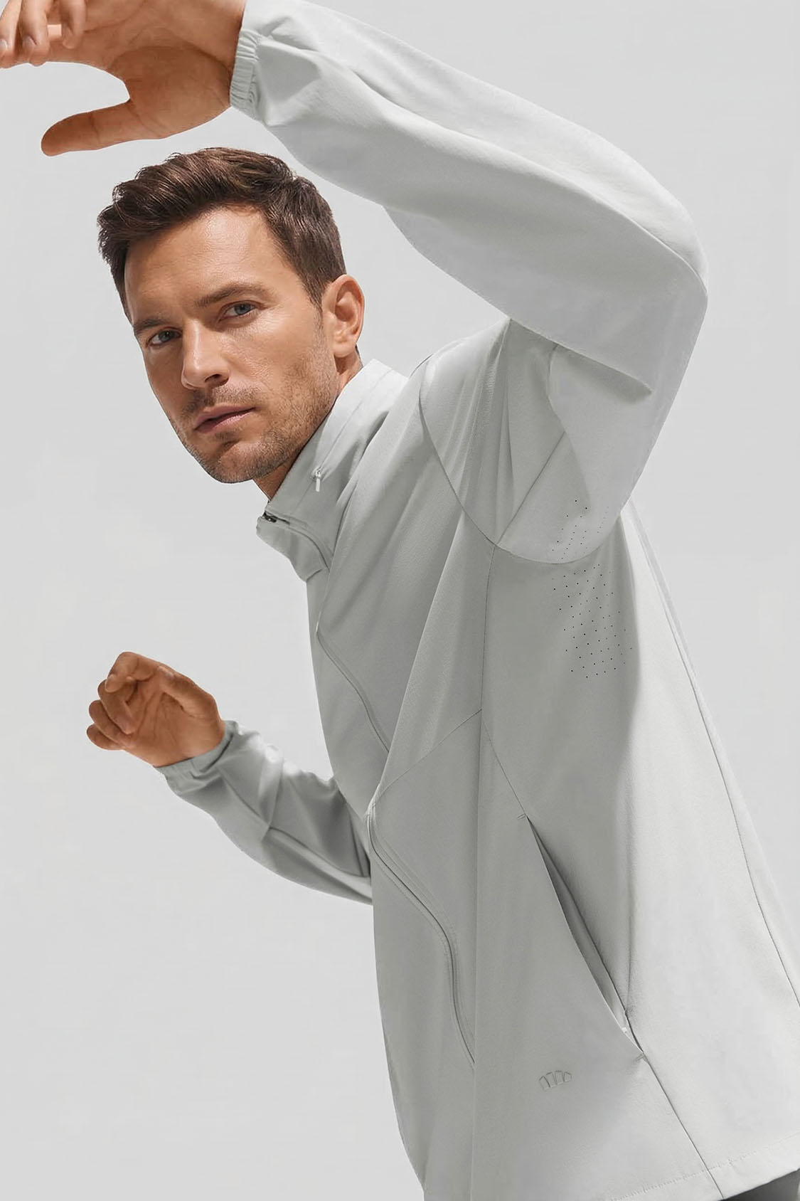 Men's Packable-Hood Quick-Dry Sun Protection Jacket UPF 100+ DS007/DS941