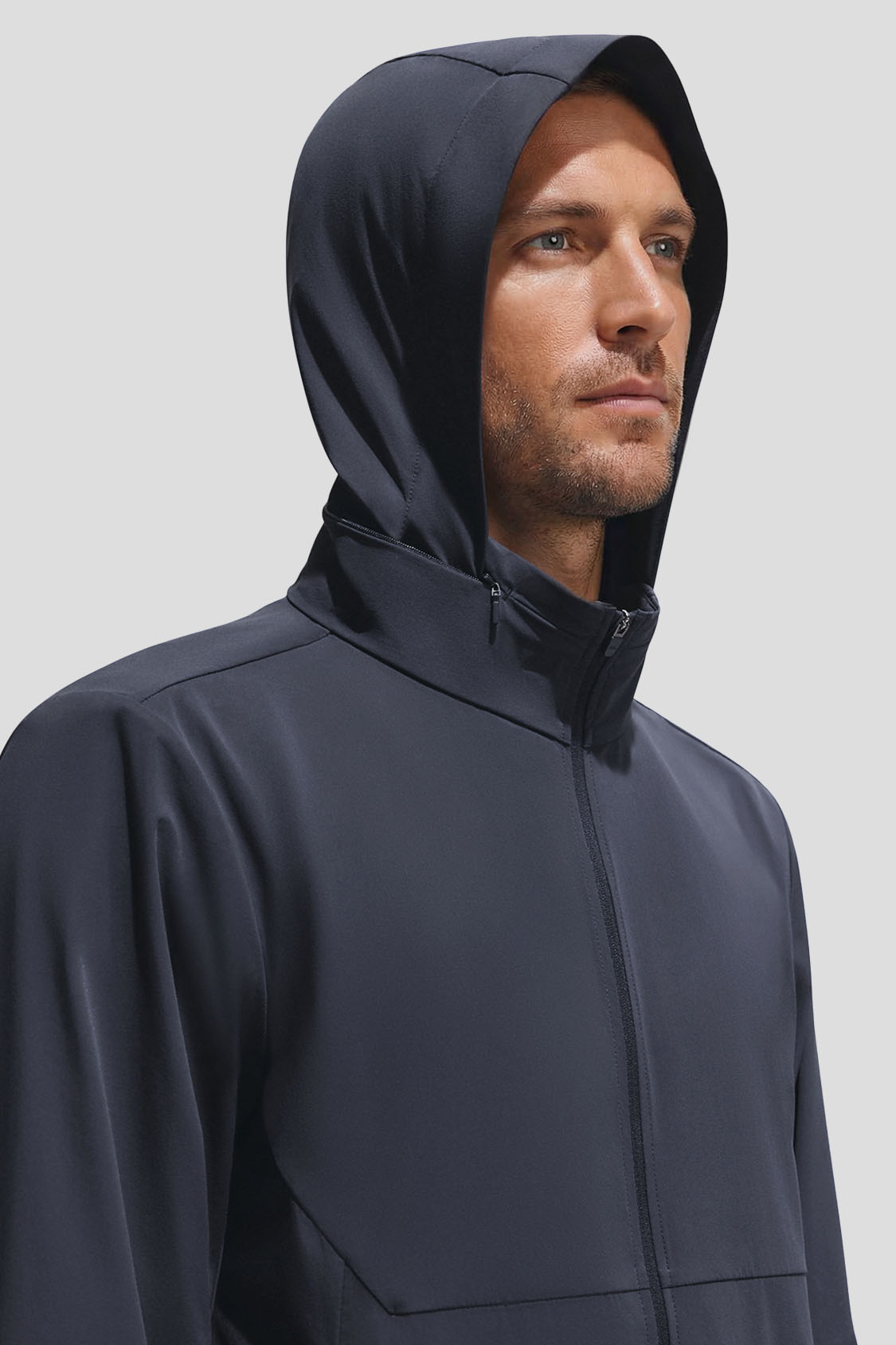 Men's Packable-Hood Quick-Dry Sun Protection Jacket UPF 100+ DS007/DS941