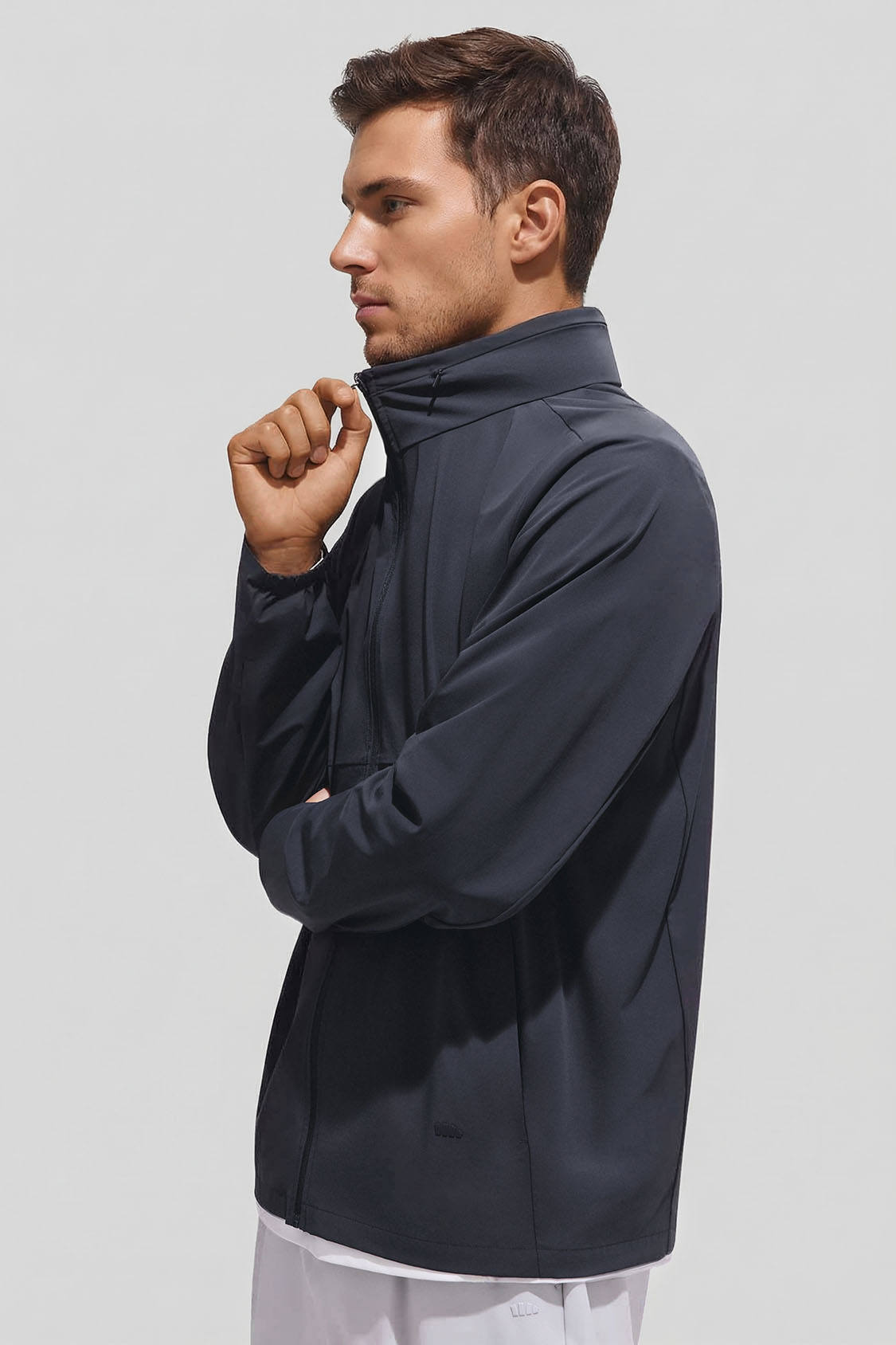 Men's Packable-Hood Quick-Dry Sun Protection Jacket UPF 100+ DS007/DS941