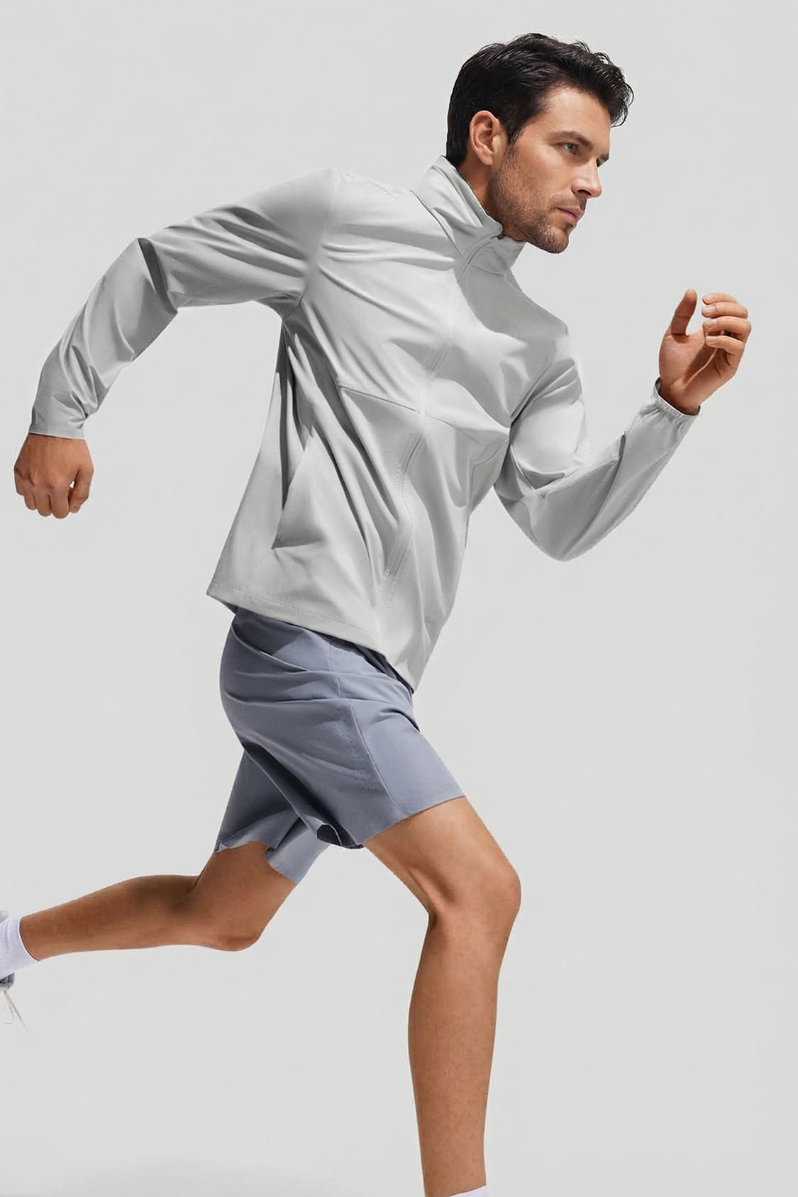 Men's Packable-Hood Quick-Dry Sun Protection Jacket UPF 100+ DS007/DS941