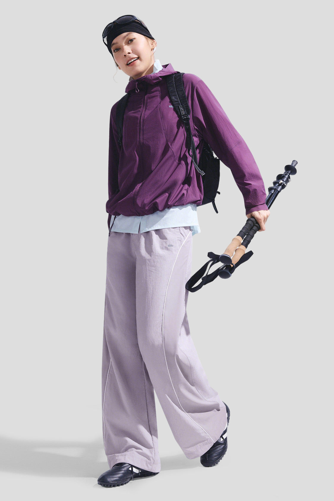Pantalones de pierna recta de secado rápido para mujer con protección solar UPF 50+ DS010/DS891