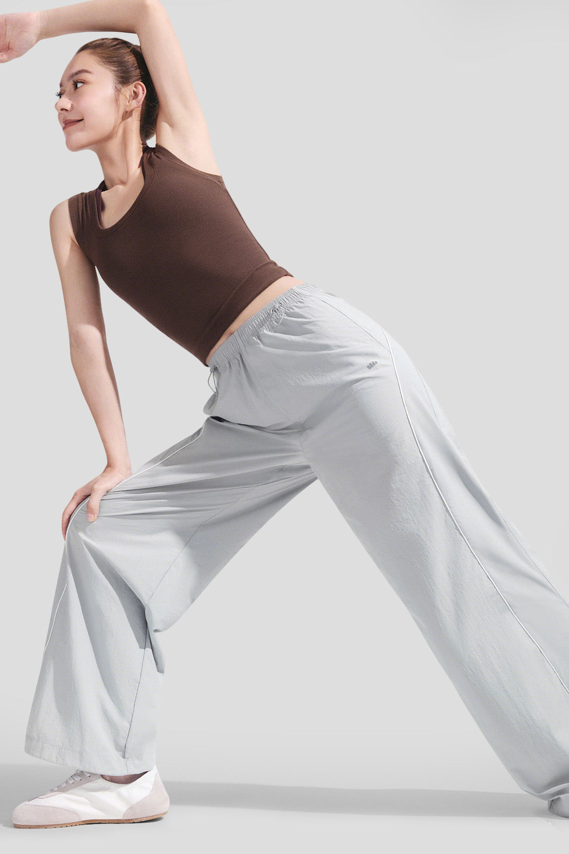 Pantalones de pierna recta de secado rápido para mujer con protección solar UPF 50+ DS010/DS891