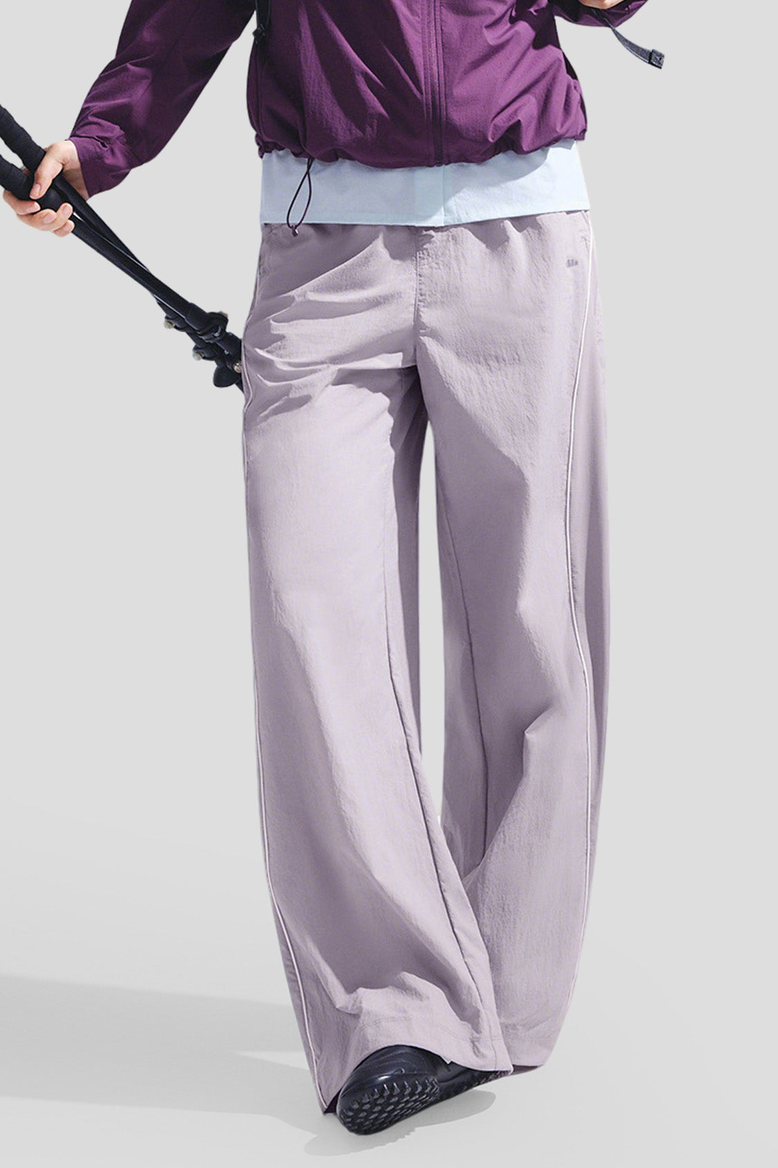 Pantalones de pierna recta de secado rápido para mujer con protección solar UPF 50+ DS010/DS891