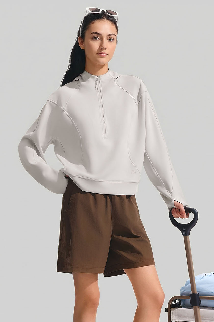 Sudadera con capucha elástica para mujer EL006
