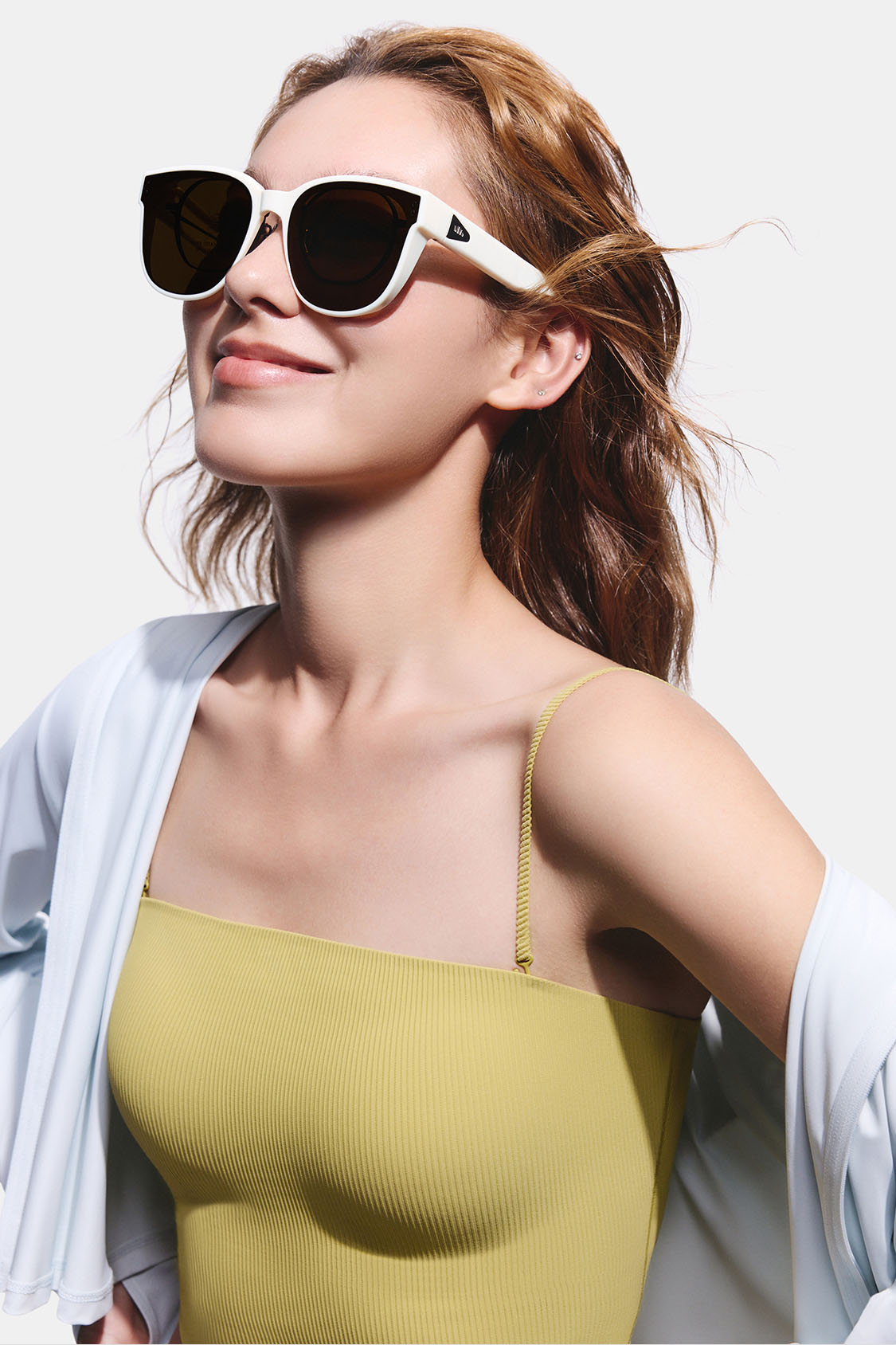 Gafas de sol graduadas con montura cuadrada-redonda UV 400 FD008