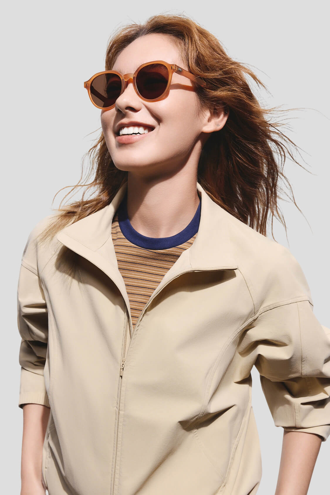 Small Round Frame Sunglasses UV 400 FD018/FD427