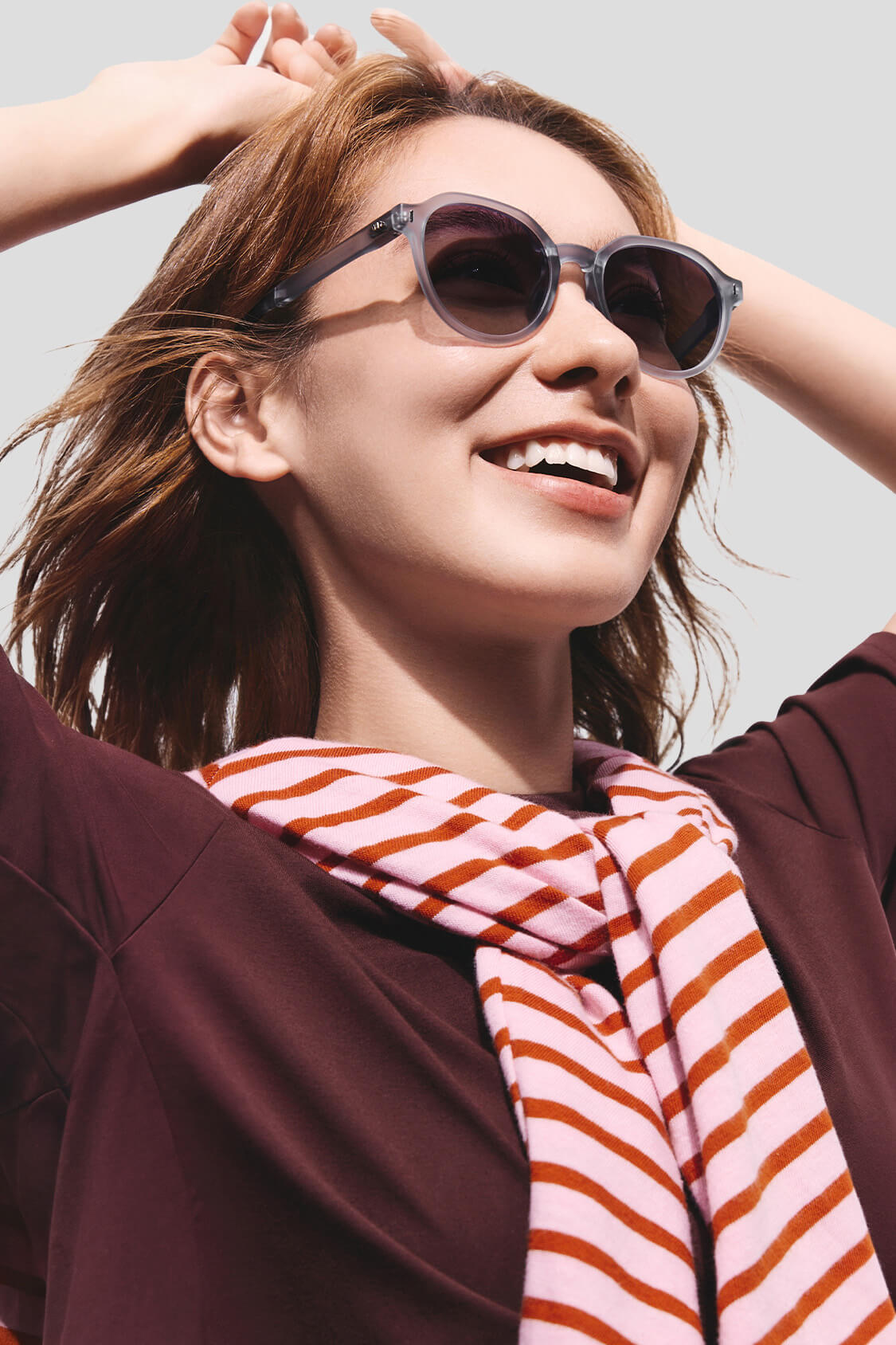 Small Round Frame Sunglasses UV 400 FD018/FD427