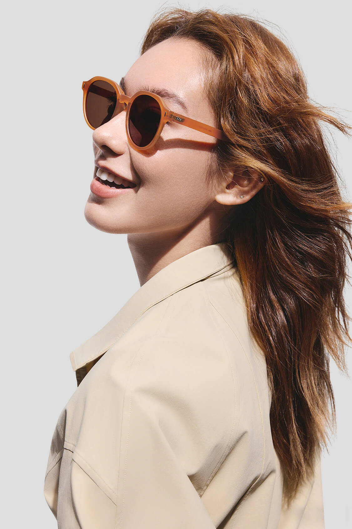 Small Round Frame Sunglasses UV 400 FD018/FD427