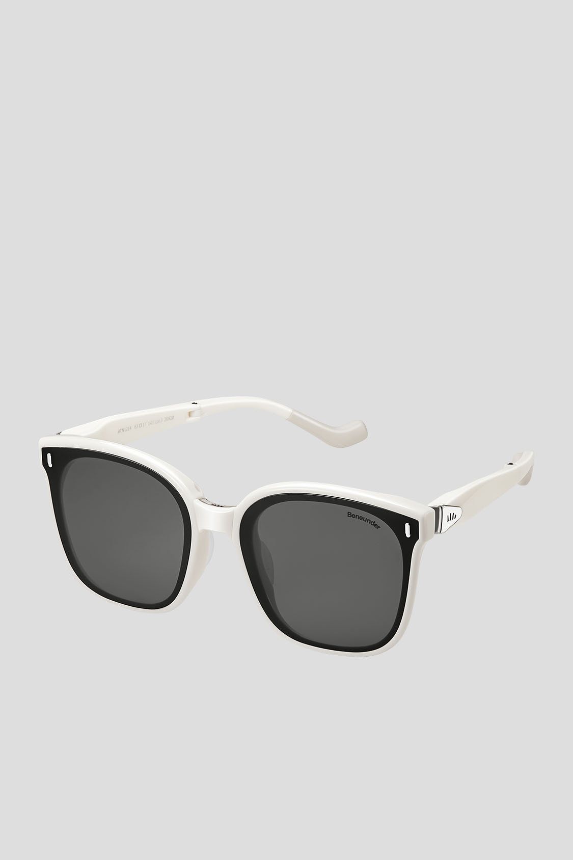 Übergroße Quadratisch-Rund Gestell Sonnenbrille UV 400 FD025