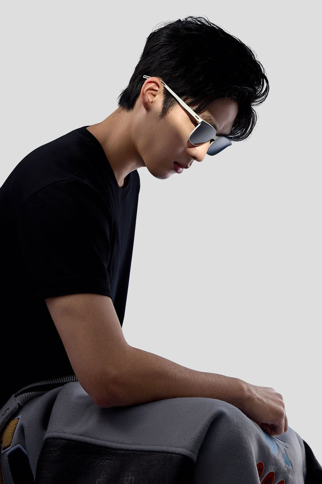 Men's Square Folding Sunglasses UV 400 FD434