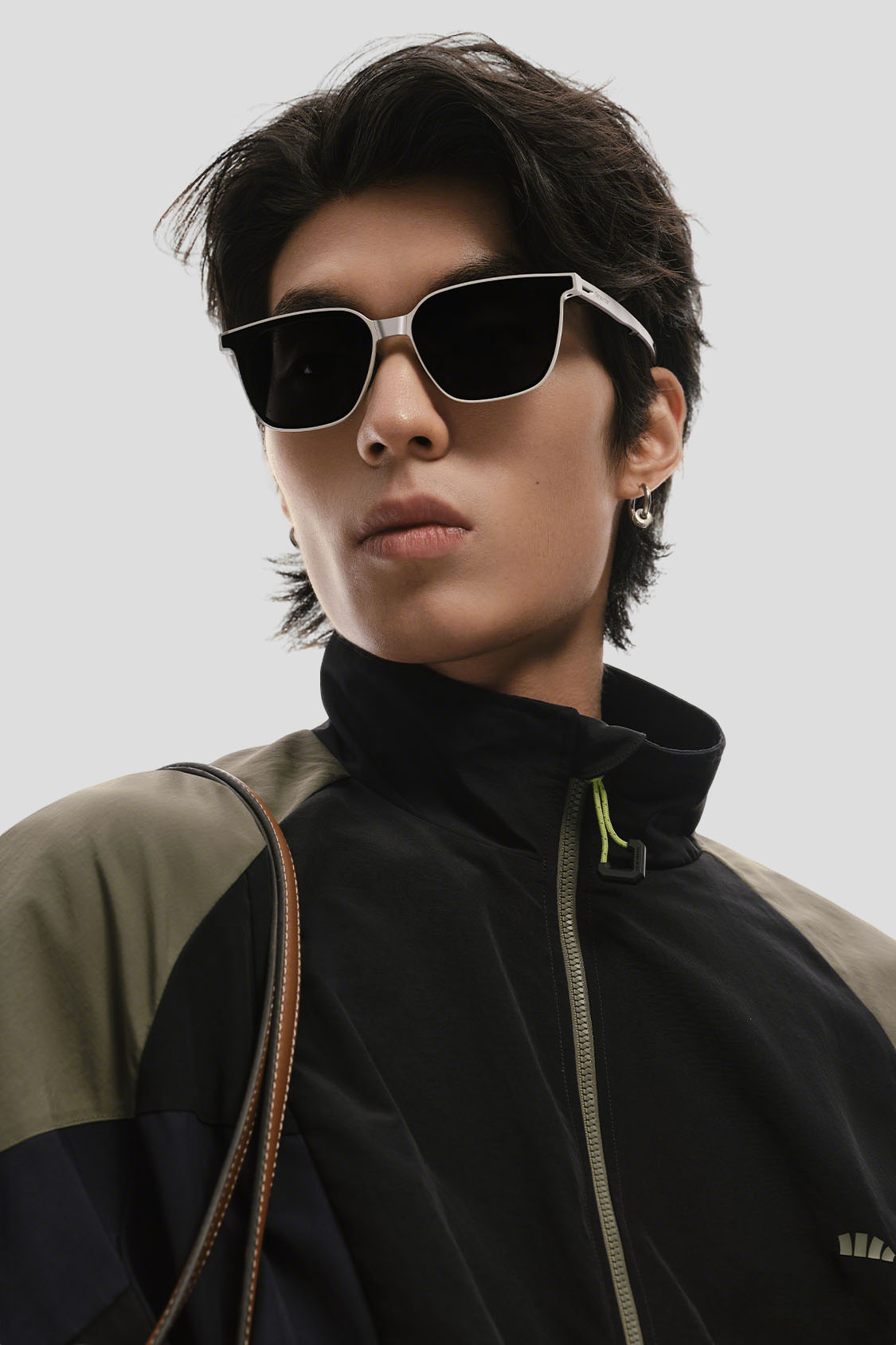 Men's Square Folding Sunglasses UV 400 FD434