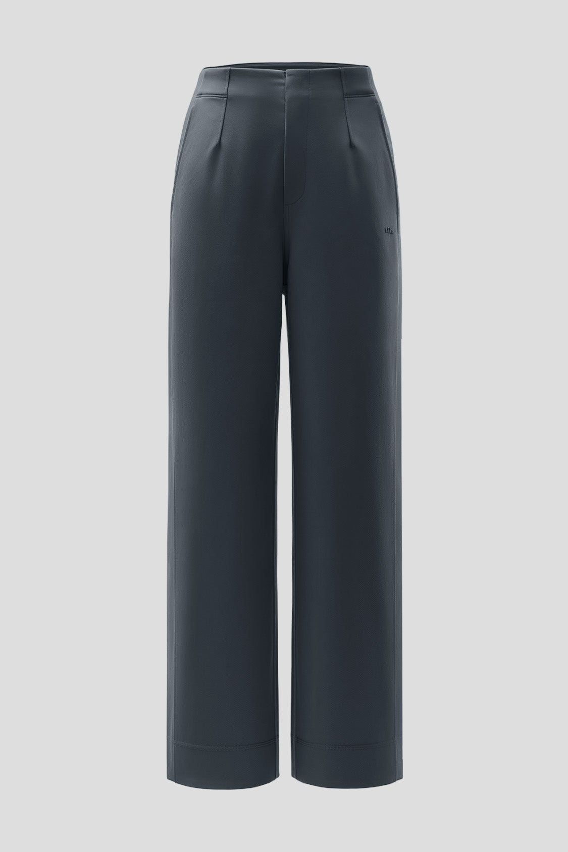 beneunder wrinkleaway womens easy care straight leg pants #color_gray