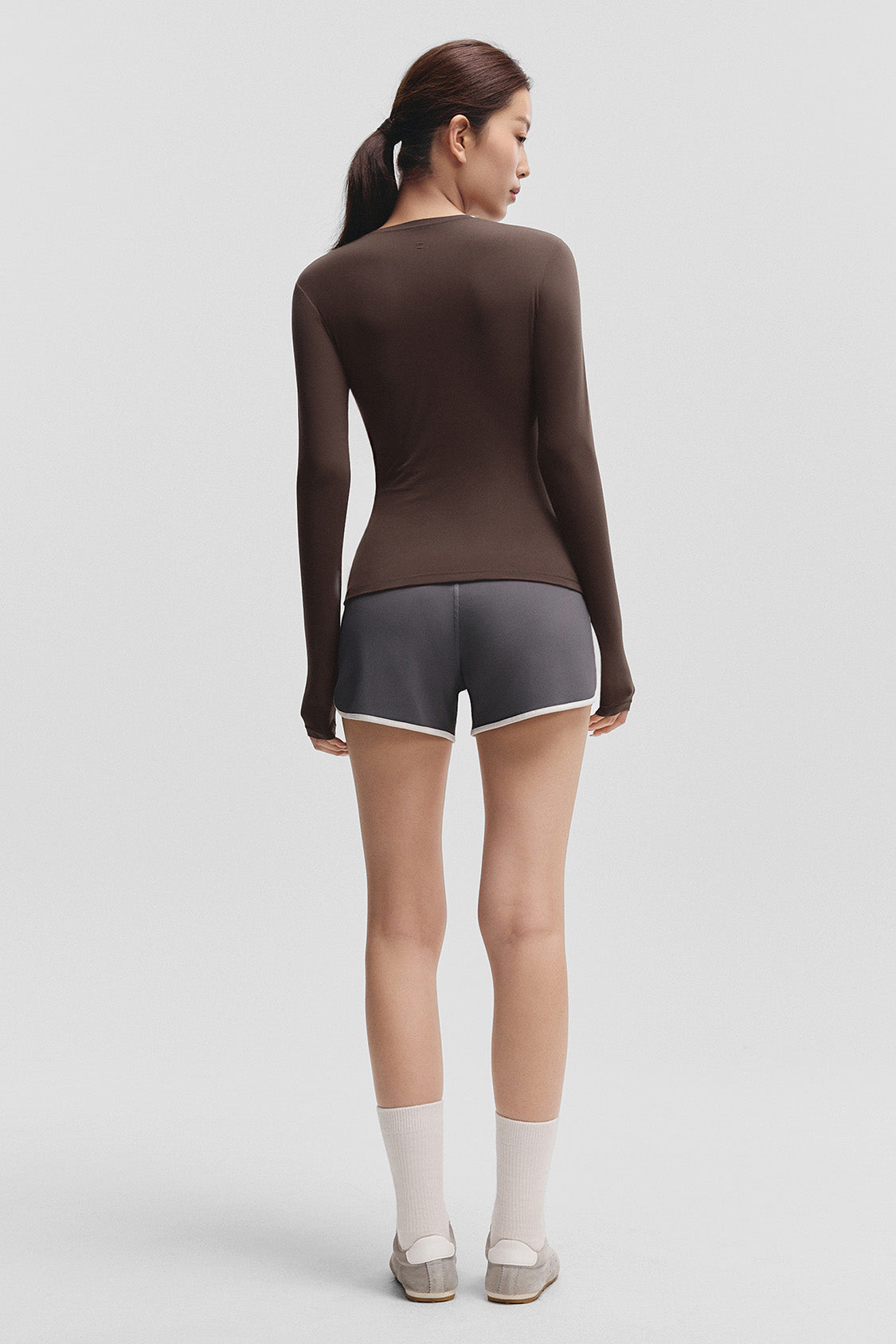 beneunder bareform womens seamless sports shaping top #color_plum