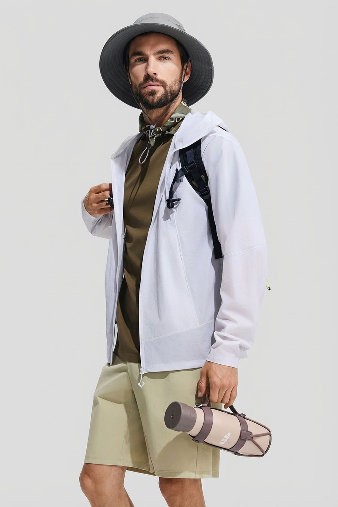 Men's Breathable Sun Protection Bucket Hat UPF 50+ TS730/UL504
