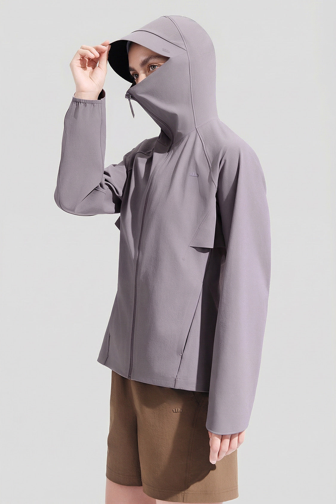 Giacca da donna antivento per protezione solare UPF 100+ WS002