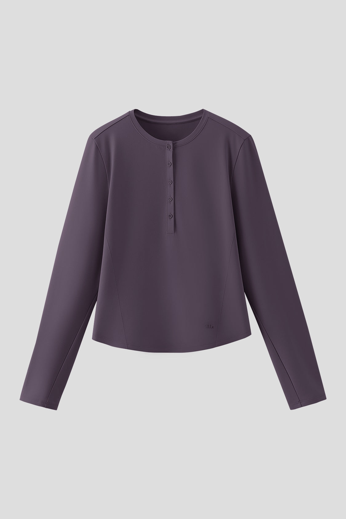 Women's Slim-Fit Long-Sleeve Henley T-Shirt CT022